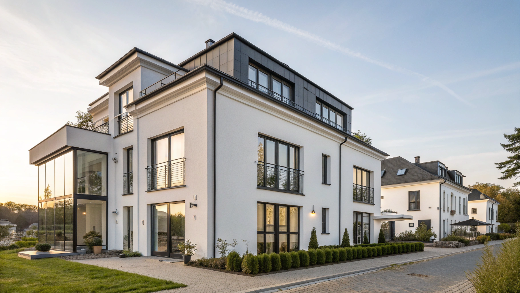 Architekturkonzept für urbanes Wohnen